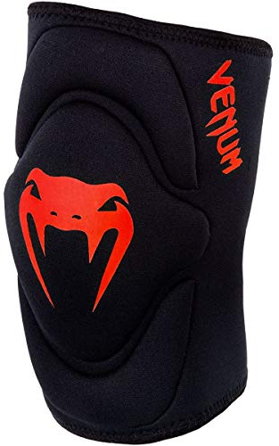 Venum Ginocchiere Kontact, Coppia, Nero/Rosso, M