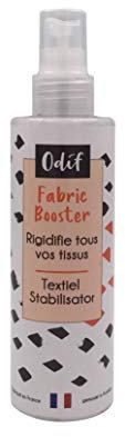 Odif - Fabric Booster – verfestigt Stoffe – hält den Stoff auf Näh- und Schneidemaschinen – ideal zum Modellieren von Origami- und starren Stricken – Spray 200 ml