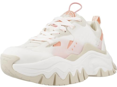 Buffalo Damen Low Sneaker Trail ONE Beige Textil & Synthetik 40