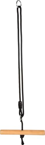 small foot Trapezschaukel Twist „Black Line” aus Holz, vielseitig nutzbare Schaukel, höhenverstellbar, für Kinder ab 3 Jahren, 12675
