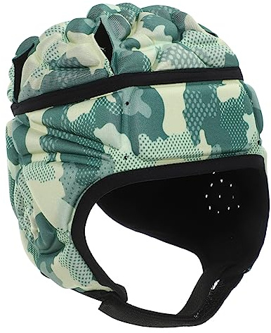 KICHOUSE Visiera Per Casco Da Football Per Ragazzi Casco Da Rugby Per Bambini Copricapo Da Portiere Regolabile Copricapo Protettivo Per Calcio Traspirante E Confortevole