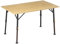 Campout Campingtisch - 120 x 70 x 70 cm - Gartentisch - Klappbarer Campingtisch - Klapptisch - 3-Fach Höhenverstellbar - Inkl. Tragetasche - Bambus