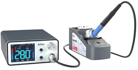 Estación de soldadura rápida T3A de 200 W con control de temperatura con mango T245
