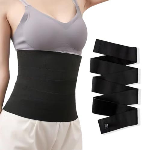 fKiZanthene Cintura addominale da donna regolabile con cinghie post parto e guaina panciera piatta da donna, cinture dimagranti lombari traspiranti per la casa o la cura postnatale