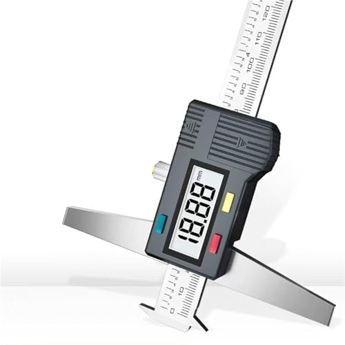 djupmätare Djupmätare med dubbla krokar 150/200/300 mm, djupmätare i rostfritt stål, mätverktyg(0-150 mm)