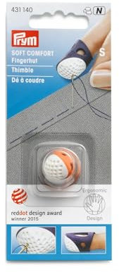 PRYM Fingerhut Ergonomische, klein, 14 X 5,7 x 1,7 cm, Sortierte Farben