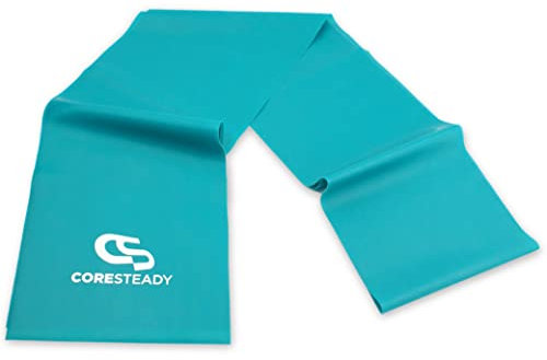 Coresteady Élastique Musculation & Physiothérapie | Bande Élastique Fitness de Qualité pour Sport, Pilates, Yoga, Musculation | Rééducation Physique | Homme & Femme | Guide Offert