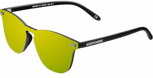 NORTHWEEK Unisex-Erwachsene WALL PHANTOM CORONA Sonnenbrille, Gold, 136.0