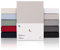 Blumtal® Premium Topper Spannbettlaken 180x200 cm Jersey - Oeko-TEX zertifiziertes Spannbettlaken Topper 180x200 Baumwolle - Spannbettlaken 180x200cm Topper/Bettlaken Topper 180x200/Topper Bezug Grau