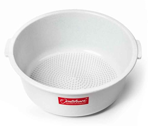 P. Jentschura Fußbadewanne für Fußbad, Fußwanne rund mit Massagenoppen, entlastend und stimulierend