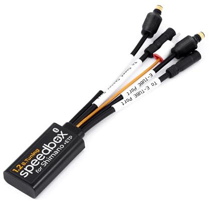 SPEEDBOX 1.2 B.Tuning (Bluetooth) Compatible con Shimano/Chip de Tuning para Bicicletas eléctricas con Motores E8000, E7000, E6100, E5000 / + E-Tube Port para Di2 + Sistema Satélite App