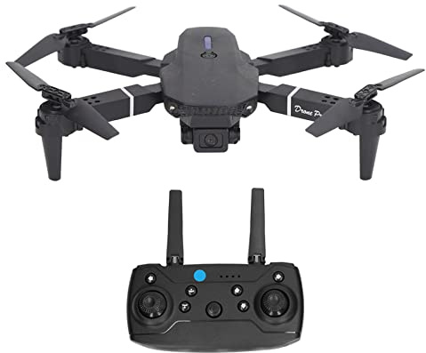 RC-Drönare med 4K-Kamera för Barn och Vuxna, 4-axlad Drönare med Dubbla Kamera Högpositionsbana Flygande HD-bildöverföring 3D-rotation med Skyddsväska