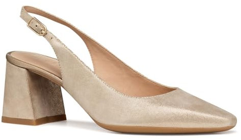 Geox Damen D GISELDA C Pump, Lt Gold, 39.5 EU