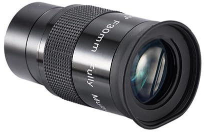 Teleskoptillbehör 2 tum 80 grader ultra vidvinkel F15 mm/20 mm/30 mm okular, metall astronomiskt teleskop tillbehör teleskop okular (30 mm)