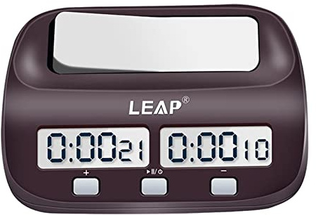 Reloj de Ajedrez Profesional, Reloj Digital Portátil, Reloj Digital para Competición de Ajedrez, Alarma de
