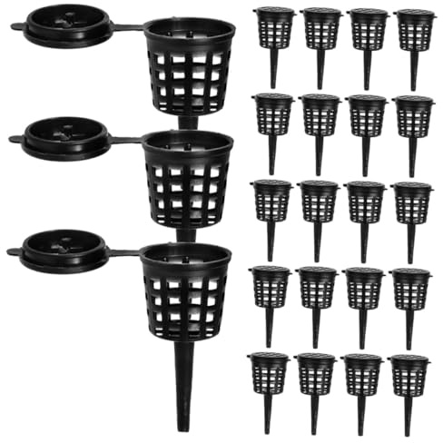 BESPORTBLE 120 Cestas para Fertilizantes con Tapa Cesta para Orquídeas Porta Fertilizantes para Bonsáis Contenedor de Malla para Plantación Acuario y Jardín