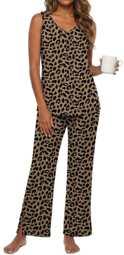 PrinStory Ensemble de vêtements de détente à fente latérale pour l'été