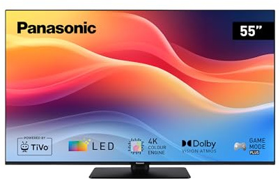 Panasonic TB-55W61AEZC, 55 Pulgadas televisor, LED 4K Ultra HD, TiVo
