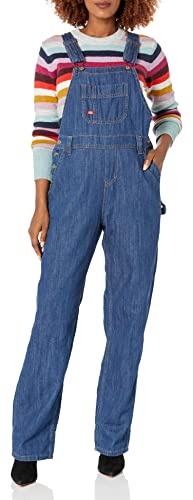 Dickies, Femme, SALOPETTE DROITE DÉCONTRACTÉE, STONEWASH MOYEN, S