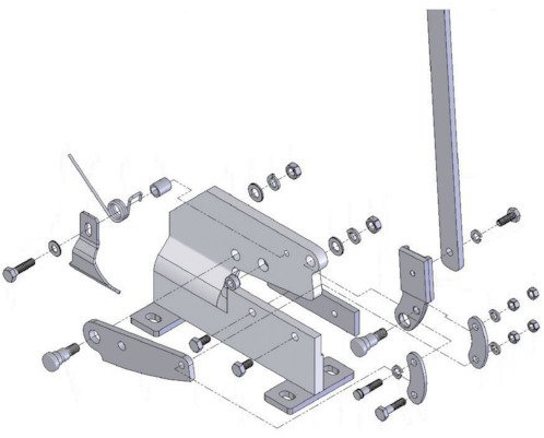 TRUSCO Ehoma Lever Shears Parts P2019
