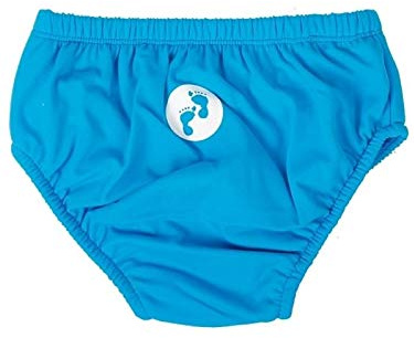 Two Bare Feet Baby Swim Nappy Reusable Neoprene Swim Nappy for Babies & Toddlers Pool Beach & Swimming Lessons (XS 3-6mths, Aqua)