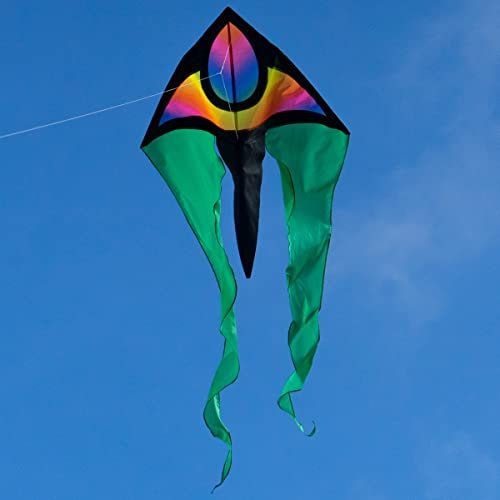 CIM Kinder-Drachen - F-Tail XM Stardust - für Kinder ab 3 Jahren - Abmessung: 80x185cm - inkl. Drachenschnur