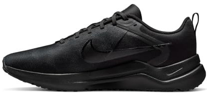 Nike Herren Downshifter 12 Sneaker, Black/Dk Smoke Grey-Particle Grey, 44.5 EU