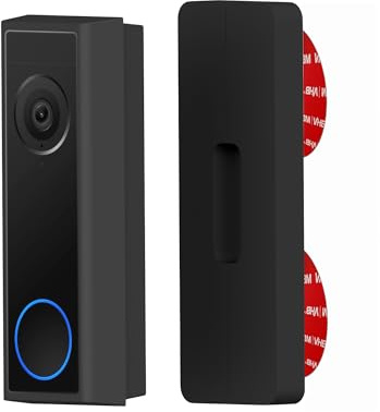 Mars Outpost No Drill Adhesive Sticky Mount for All Eufy Doorbells Battery and Wired 1080p, 2k, Pro, S220, Dual 2K, S330, E340, C30, C31 No-Drilling Protect The Walls, Wedge