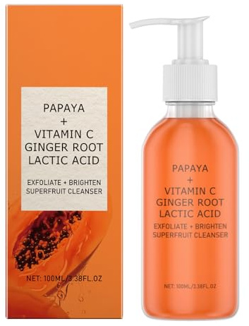 Limpiador Exfoliante, Foam Cleanser, Pasta Exfoliante, Limpiador facial hidratante, Refresca sin Tensar,Suave y Fina, Para Todo Tipo de Piel 100ml