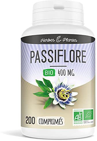 Herbes Et Plantes Passiflore Bio 200 Comprimés 400 mg