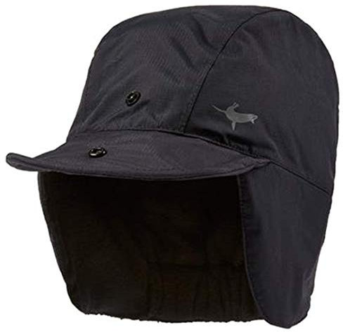 SEALSKINZ Unisex Wasserdichter Hut für Extrem Kaltes Wetter – Schwarz, L