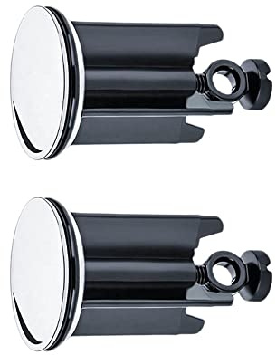 Wohlstand 2 stücke Abfluss-Stopfen Chrom, Waschbecken Abfluss Stöpsel, Abflussstopfen Waschbecken für Waschbecken, Badewanne, Waschbecken