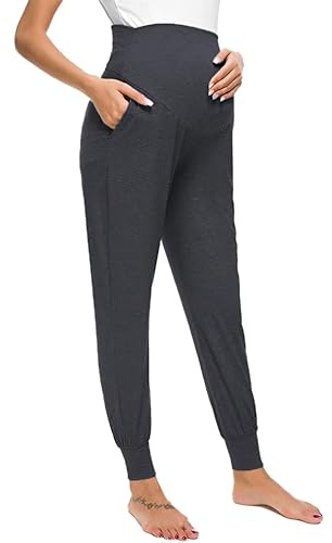 Pantalones de maternidad holgados para embarazadas, pijamas, pantalones de joggy, pantalones largos, pantalones de yoga para mujer