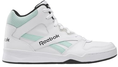 Reebok Unisex-Adult Royal Bb4500 Hi2 Sneaker, White/Aqua/Black, 37.5/38 EU