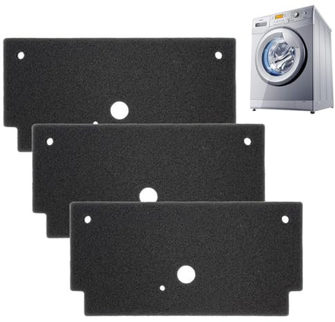 CATOR 3 Pièces 12022801 Filtre Sèche Linge pour Sèche-Linge à Pompe à Chaleur Bosch Siemens, 292 x 142 x 19mm Filtre éponge Filtre Tapis Condenseur Filtres pour Sèche de Remplacement Filtre Socle