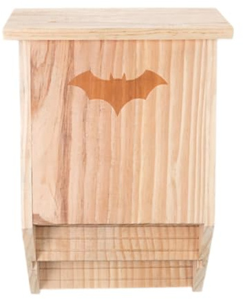 Milageto Maison à Chauves-Souris en Bois, Abri Stable pour Chiroptères, Facile à Installer, Boîte à Chauves-Souris Légère Suspendue pour Terrain et Perchoir à l'Extérieur, Jardin, Parc, Forêt