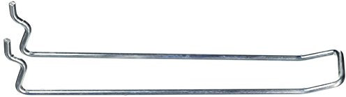 Merriway BH04852 Lot de 24 crochets pour panneau perforé BZP 150 mm