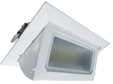 Laes - Foco LED Rectangular, 40 watts, Blanco, 240 x 157 x 92 mm