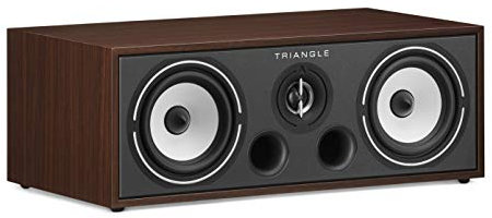 Triangle - Enceinte Centrale Home-Cinéma BOREA BRC1-2 Voies - Puissance Admissible 100W - Rendement 90 DB/W/m - Bass Reflex - 485 x 176 x 274 mm - Noyer