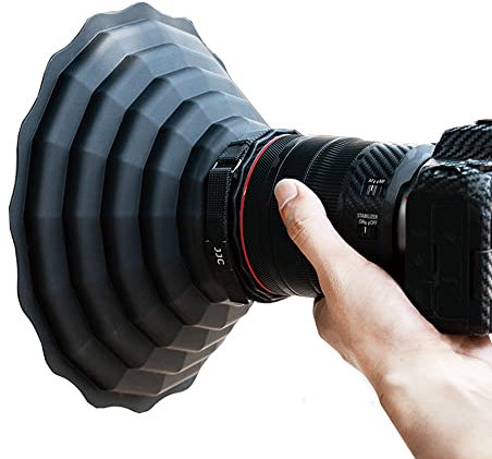 JJC Anti Reflex Silikon Gegenlichtblende für Canon Nikon Sony DSLR-Kameraobjektiv, Außendurchmesser 73 mm ~ 88 mm, Glasfenster Fotografie Zubehör Faltbare Gegenlichtblende Gegenlichtschutz