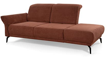 CAVADORE Cooper - Chaiselongue (poliéster, Cobre, Grande)