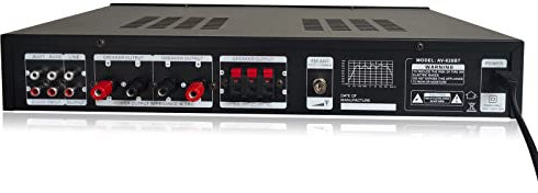 HiFi Amplificatore 5 canali Digital FM USB Stereo Amplifier Bluetooth Full Amplifier 600W per Home Outdoor Desktop altoparlante da scaffale/subwoofer