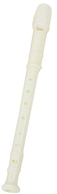 skola blockflöjt 8-håls Blockflöjt PP Material Beige Student Blockflöjt Musikinstrument
