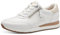Tamaris COMFORT Damen Sneaker flach aus Leder mit Reißverschluss, Weiß (Weiß), 41 EU