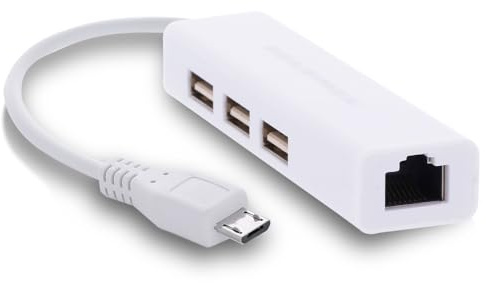 Adapter Micro USB männlich Ethernet RJ45, Netzwerkkarte 10/100Mb