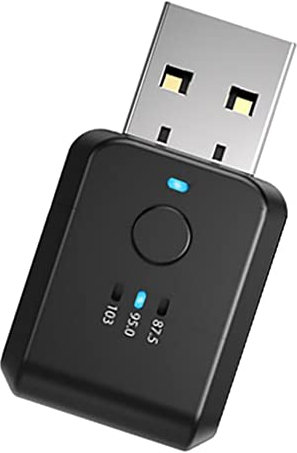 Ggnaxivs Car Bluetooth 5.1 Transmisor FM Receptor Manos Llamada Mini USB Bluetooth Car Kit Auto Wireless Car Audio Adapter