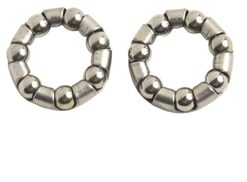 Juego de rodamientos de bolas de acero para bicicletas infantiles 38 24 mm, funcionamiento suave, 2 unidades (7# 20 mm)