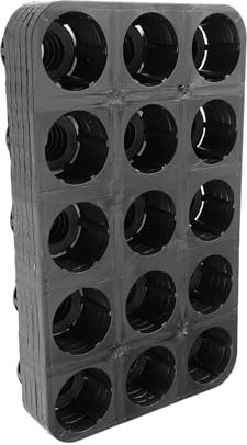 Sosoport 5 Vassoi per La Germinazione delle Piante per Macinazione Fine Sicuri per Le Piante