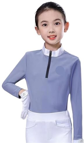 JBJYGSG Conjunto de Ropa de equitación for niños, Pantalones de equitación, Camiseta, Pantalones de Montar, Trajes Deportivos, Mallas de equitación para Montar A Caballo(Color6,150)