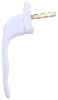 Operitacx Cerradura para Ventana de Aleación de Aluminio con Llave y Botón de Cierre Seguro Mango Inline Resistente y Fácil Instalación para Seguridad